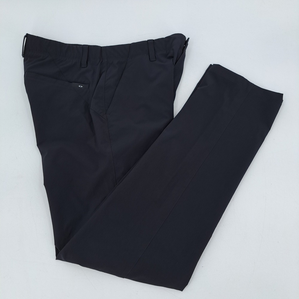 Oakley Regular Fit Performance Pants Mens 32x32 Nylon Elastane Black Stretch